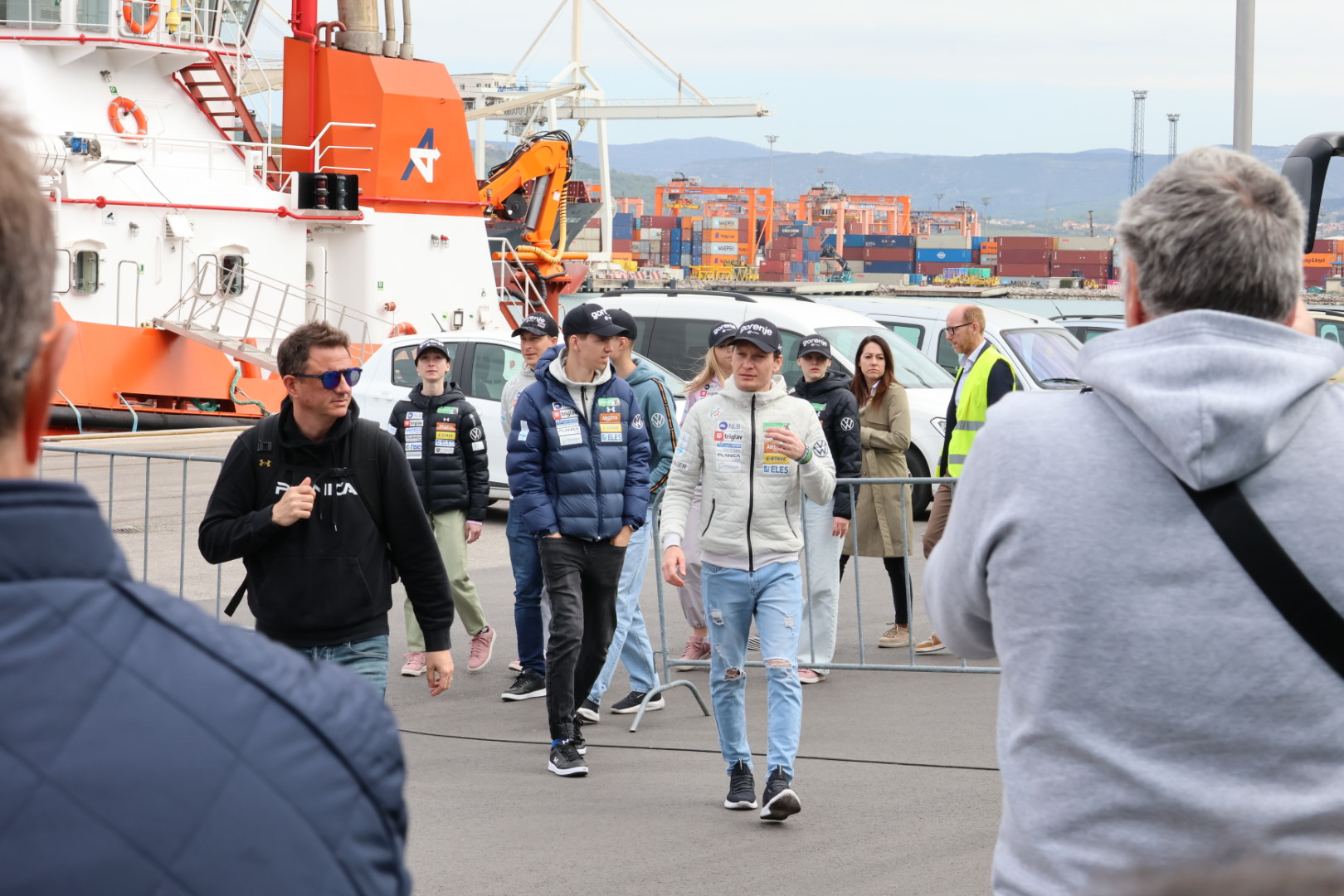 Domen in Nika Prevc obiskala koprsko luko (FOTOREPORTAŽA) 2 2Y1A7005