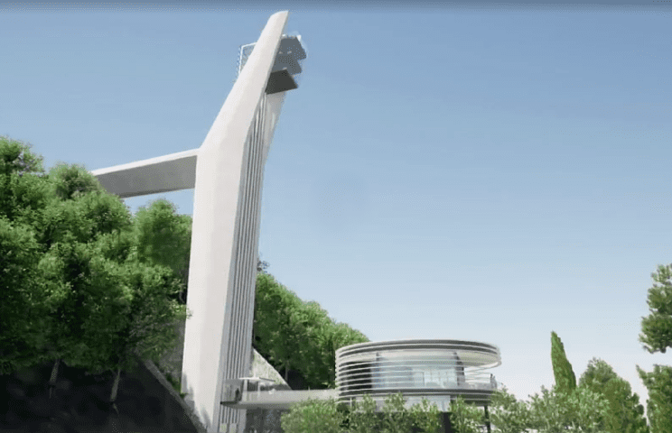 Stolp stop: Civilna iniciativa proti 70-metrskemu stolpu na Markovcu 2 stolp z dvigalom