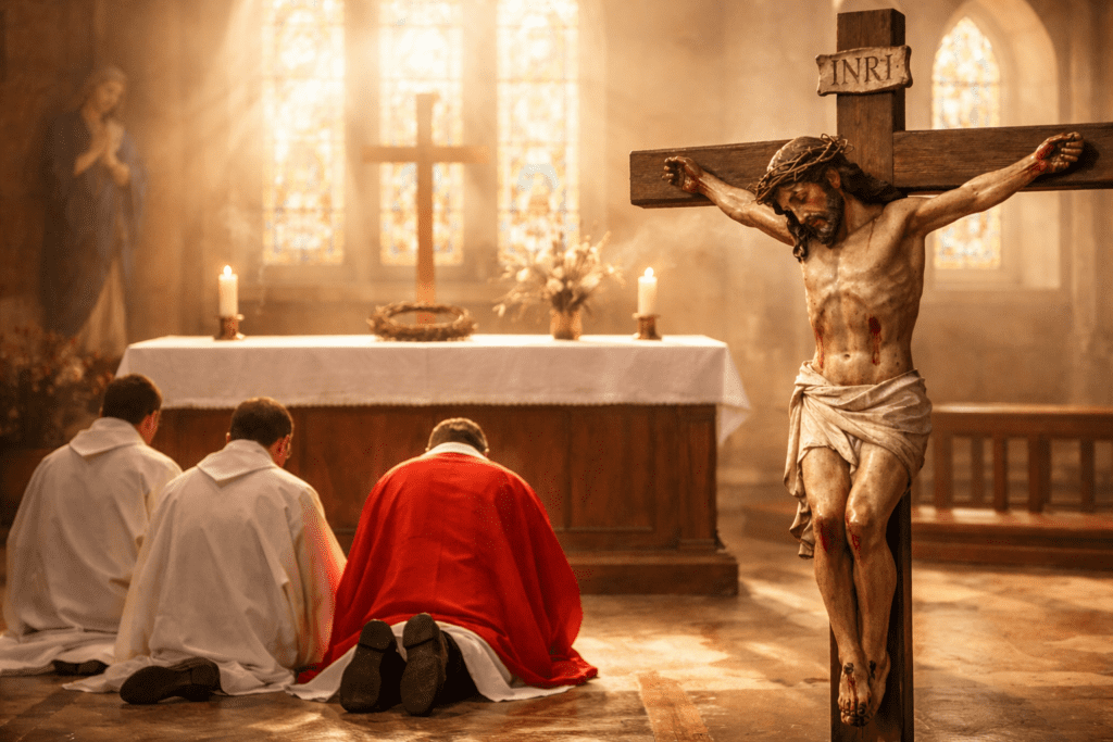 veliki petek katoliška cerkev