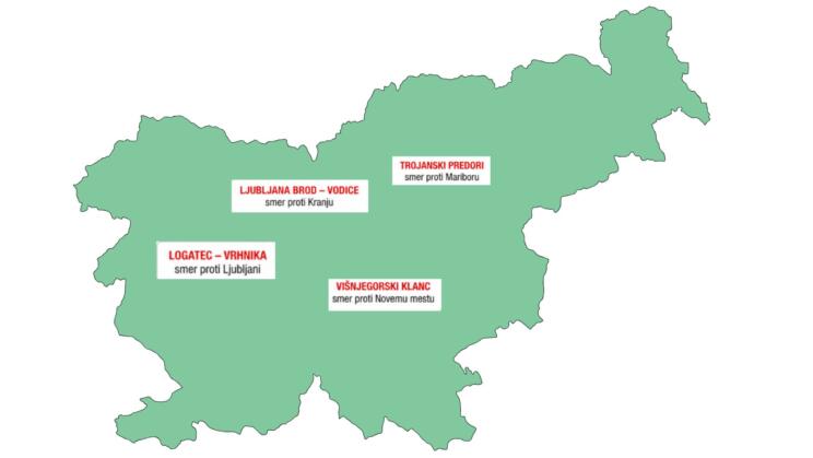 Nov način merjenja hitrosti na slovenskih avtocestah.