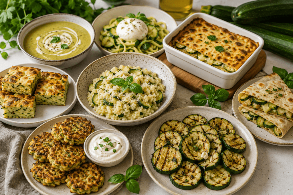 bučkami recept zelenjava