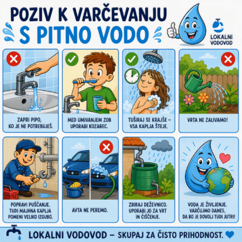 Kraški vodovodoskrba vode suša