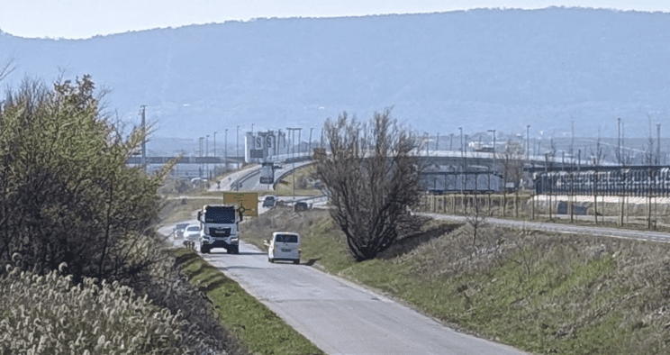 ankaran zelezniska cesta obvoz