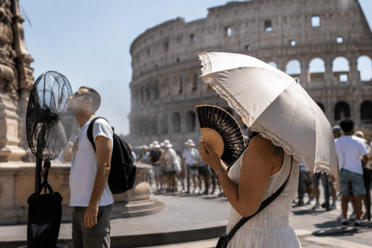 Rekordne temperature po Evropi: Združeno kraljestvo, Francija in Italija v rdečih opozorilih 4 vročina sonce potovanja turizem rekordne temperature