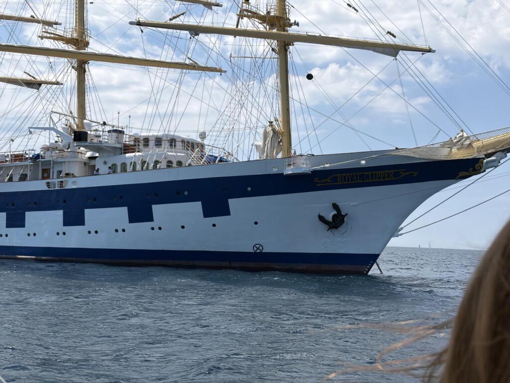 jadrnica V Piranski zaliv priplula največja jadrnica na svetu