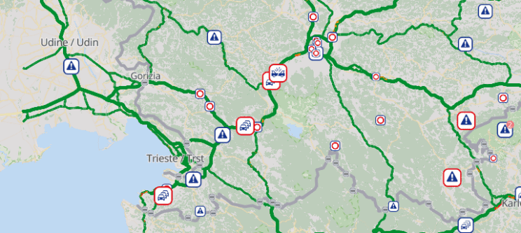 prometna nesreča ac primorska ac ljubljana