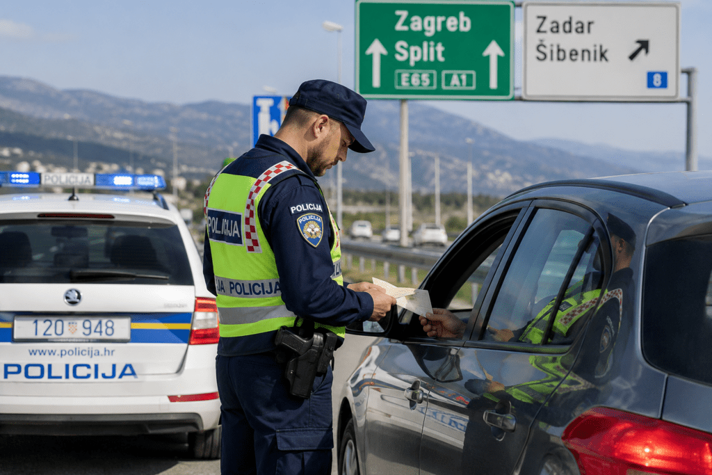 prometne kazni na hrvaškem