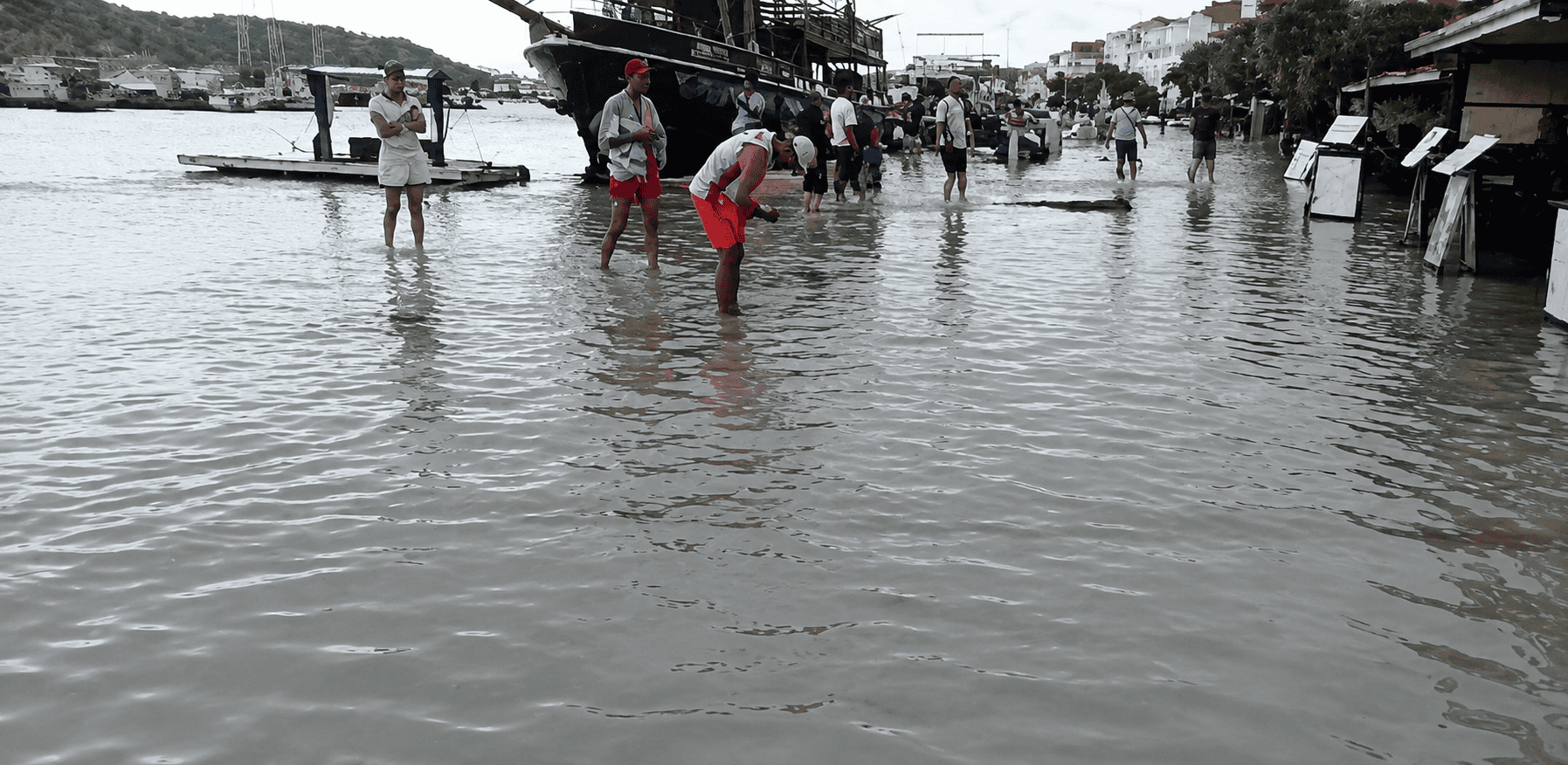METEOTSUNAMI MALI LOŠINJ POPLAVA MORJE NEURJE