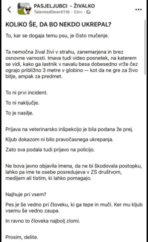 mučenje psa