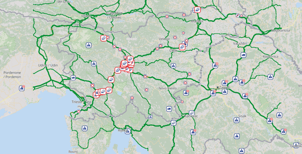prometna nesreča ac primorska ac ljubljana