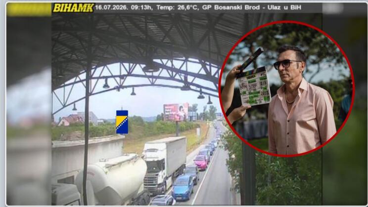Kolone prehod meja BIH Bosna promet