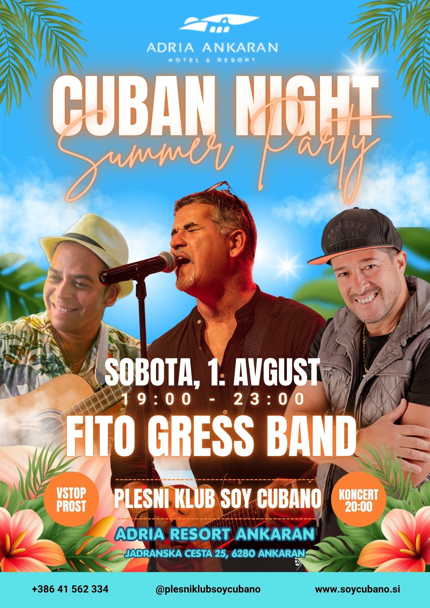cuban party 1.8.2026 slo