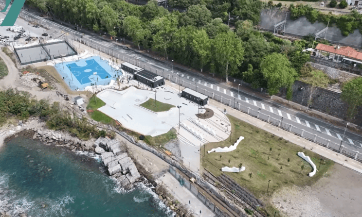Barkovlje dobile novo športno središče na kar 10.000 kvadratnih metrih (VIDEO) 4 Trst Barkovlje igrišče košarka tenis