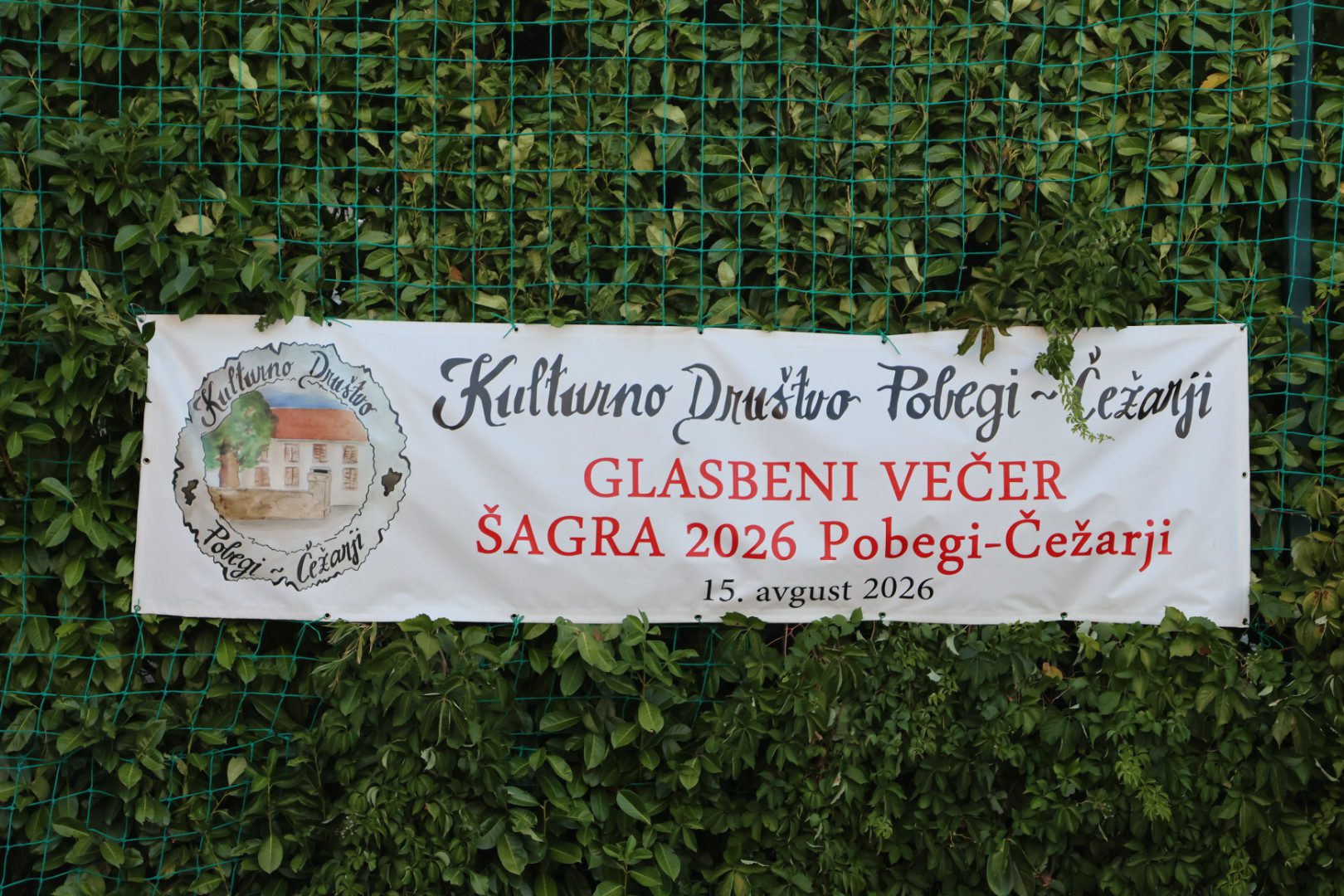 Šagra Pobegi - Čežarji privabila številne: večer v znamenju glasbe in druženja (FOTOGALERIJA) 26 Napis Sagra