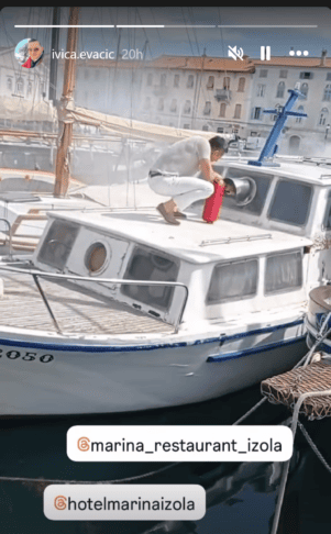 V Izoli zagorel čoln, gasil tudi chef Ivek 2 Posnetek zaslona 2026 08 19 162445