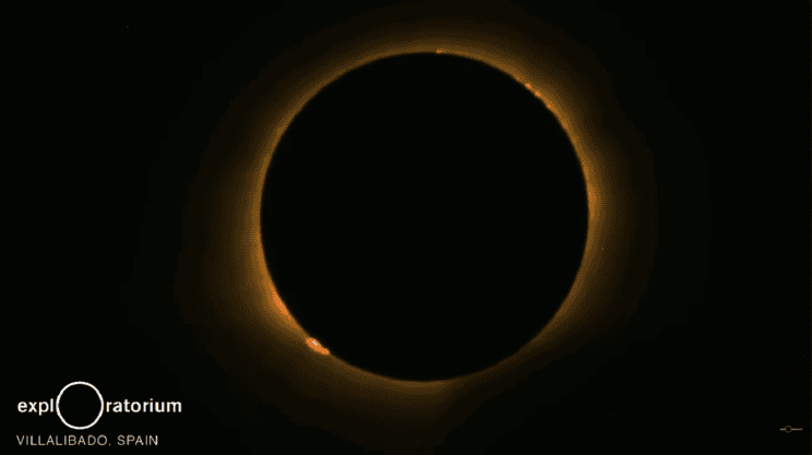 Luna je za nekaj trenutkov povsem zakrila Sonce: tako je bilo videti v Španiji (foto/video) 6 sonce mrk luna