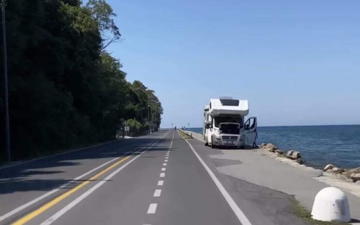 obalni pas avtodom italijan