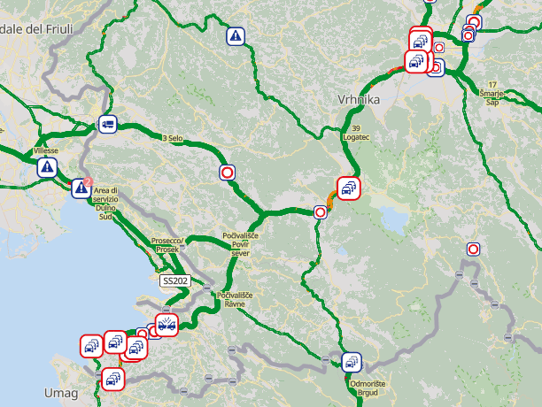 Promet na Primorskem stoji: večkilometrske kolone od Ljubljane do Dragonje 2 prometna gneča kolone promet