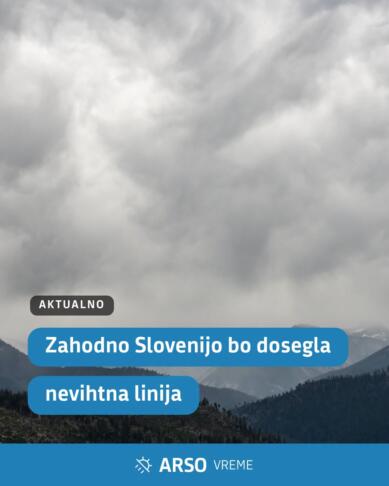 Danes je tisti dan: Napovedovali so ga ves teden – zdaj se je zares začelo 2 tisti dan začelo se je