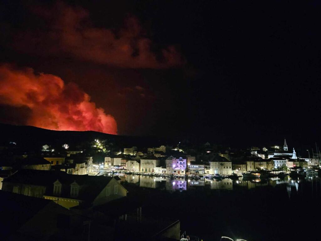 brač požar