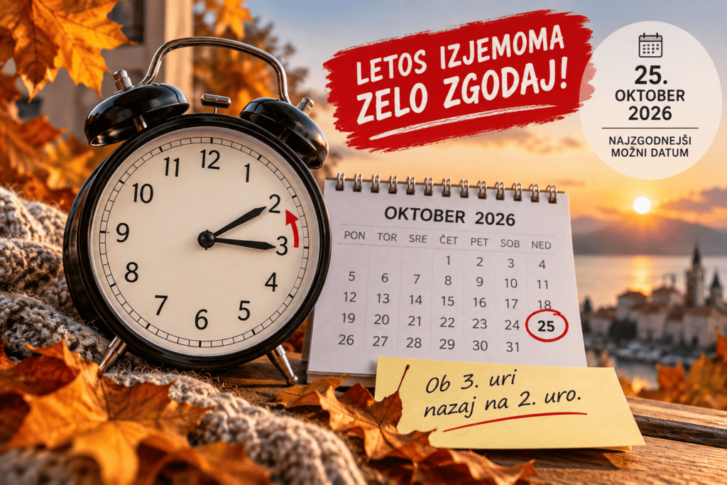 kdaj bomo premaknili uro