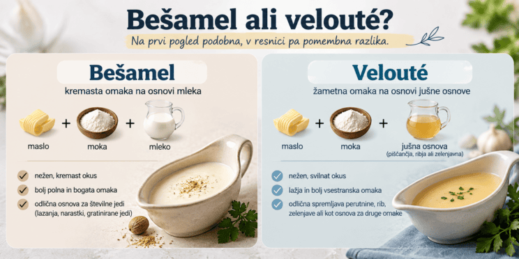 Recept: Žametna francoska omaka, ki jedem doda piko na i 2 omaka