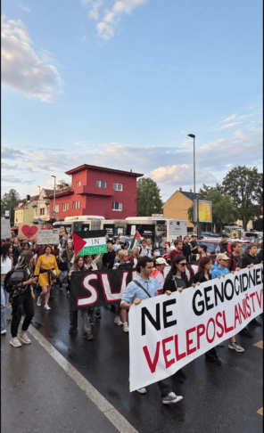 protest proti izraelu