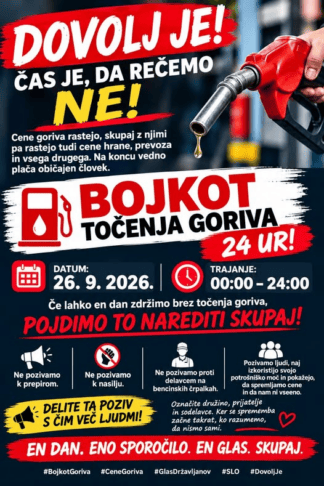 bojkot črpalk