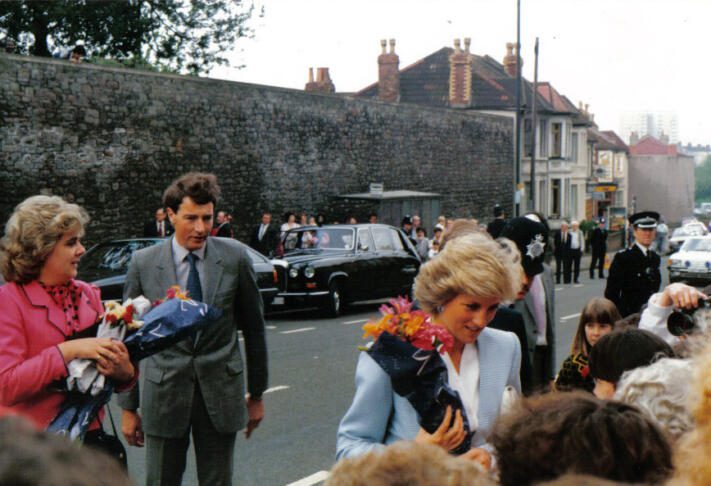 Razkrili prve besede kraljice Elizabete II. ob novici o nesreči princese Diane 2 Princess Diana Bristol 1987 2