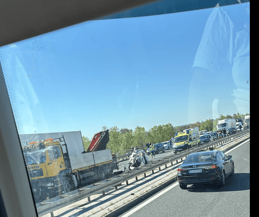 zagreb prometna nesreča posnetek