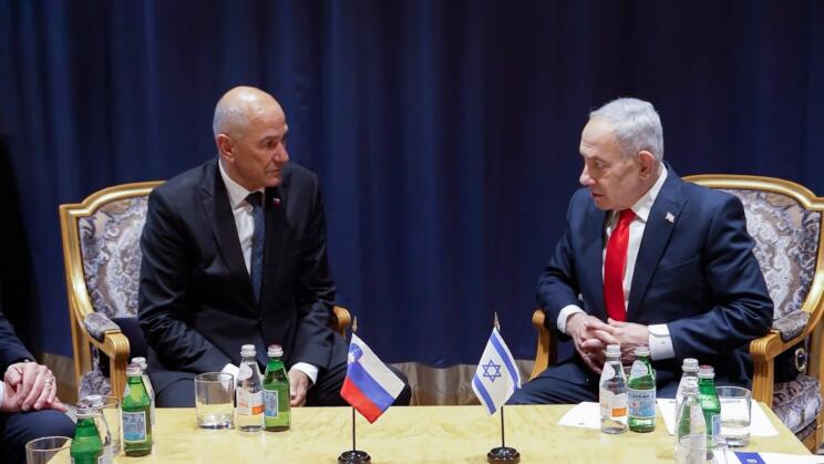 janša izrael netanjahu