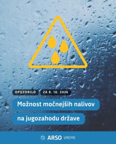 Močni nalivi zajeli Obalo in Kras: v Portorožu 28 litrov dežja v pol ure 3 močni nalivi