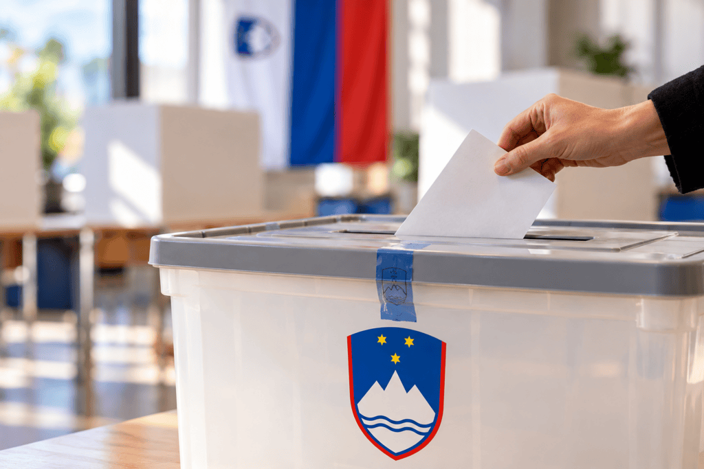Slovenian Ballot Box Close Up