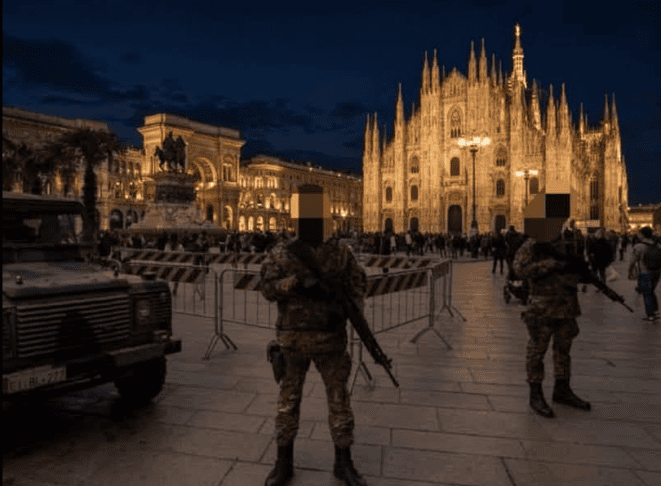 Vojska milano protesti