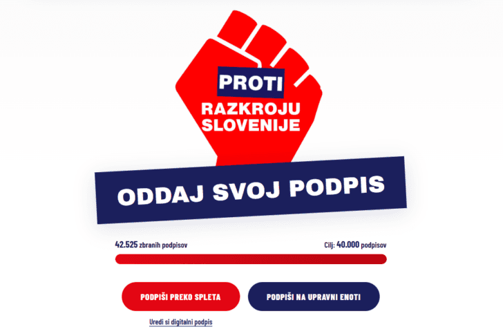 Sindikati zbrali okoli 43.000 podpisov: »Boj za socialno državo se šele začenja« 2 protirazkroju.si